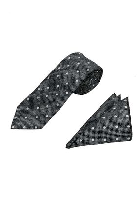 کراوات طوسی مردانه میکروفیبر Brianze - کد 831730260