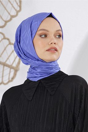 شال سرمه ای زنانه پنبه ای Loryan - کد 797910435
