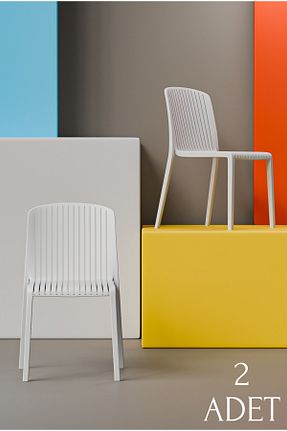 صندلی باغچه سفید Çavdar Group - کد 832780020