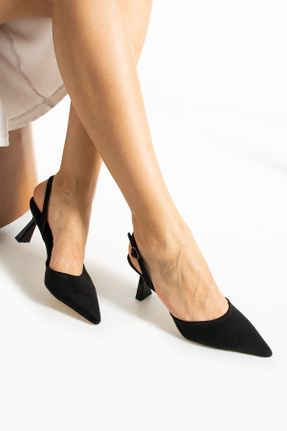 کفش پاشنه بلند کلاسیک طلائی زنانه پاشنه نازک پاشنه کوتاه ( 4 - 1 cm ) کد 824662419