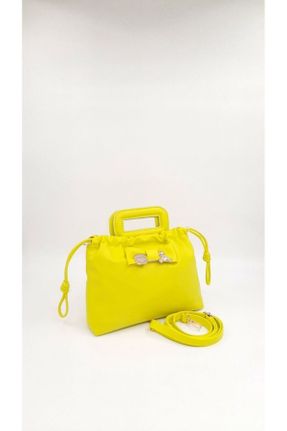 کیف دوشی زرد زنانه چرم مصنوعی کد 825990041