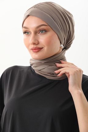 کلاه شنای حجاب قهوه ای زنانه Ritagarcia - کد 814329516