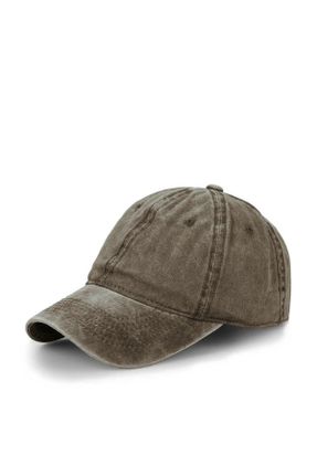 کلاه قهوه ای زنانه پنبه (نخی) کد 148381555