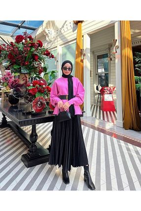 دامن حجاب مشکی زنانه کلوش NICHOLE - کد 659307926