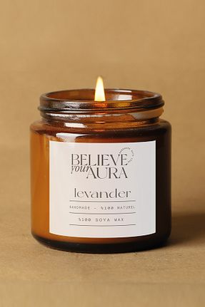 شمع بنفش 1 پارچه Believe Your Aura - کد 833042629