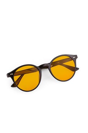 عینک آفتابی مشکی مردانه 52 UV400 پلاستیک بیضی کد 742901853