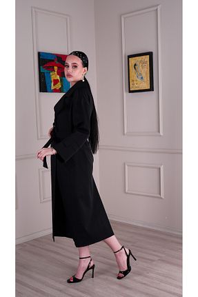 ترنچکت مشکی زنانه پنبه ای Kent - کد 833073131