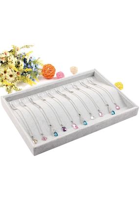 نظم دهنده جواهرات و آرایش طوسی 1 پارچه ÖZER KUTU - کد 168082996