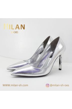 کفش مجلسی بژ زنانه چرم مصنوعی پاشنه متوسط ( 5 - 9 cm ) پاشنه نازک کد 811553513