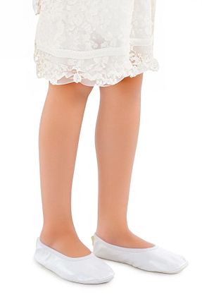 پاپوش سفید بچه گانه پلی اورتان CEYDA SHOES - کد 833122075