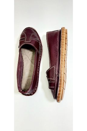 بابت زرشکی زنانه چرم خالص KAPAR - کد 455521256