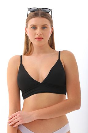 بالاتنه بیکینی مشکی زنانه هندسی segiza - کد 823524805