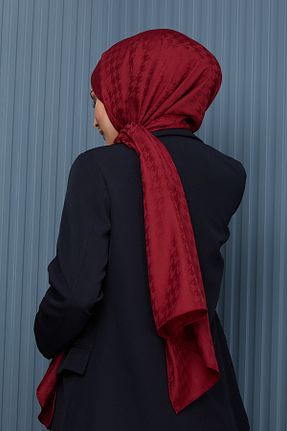 شال زرشکی زنانه پلی استر Golden Rose - کد 833180095
