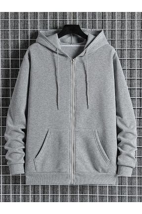 سوئیشرت سایز بزرگ طوسی مردانه سایز بزرگ DAXİS Sportwear Company - کد 363665837