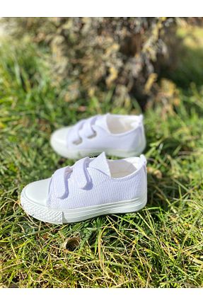کفش اسنیکر سفید بچه گانه چسبی NS Little - کد 807022114