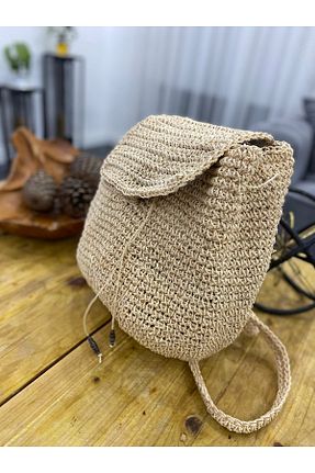 کوله پشتی صورتی زنانه سایز متوسط Bohemian - کد 638832739