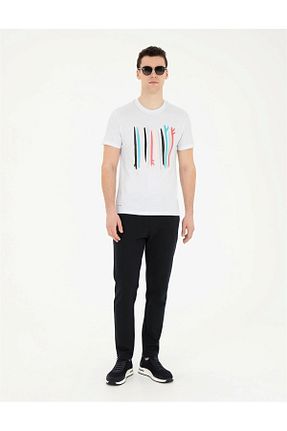 شلوار سرمه ای مردانه الاستان - ویسکون - پلی استر Pierre Cardin - کد 833081146