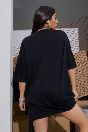 تی شرت مشکی زنانه سایز بزرگ کد 833286875