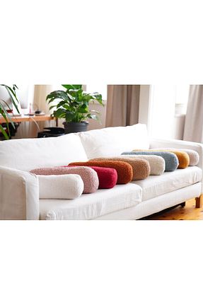 کوسن و روکش کوسن بژ پنبه ای sevaradekor - کد 710933778