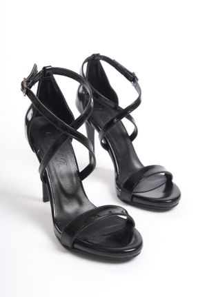 کفش پاشنه بلند کلاسیک مشکی زنانه چرم مصنوعی پاشنه نازک پاشنه متوسط ( 5 - 9 cm ) کد 833483970
