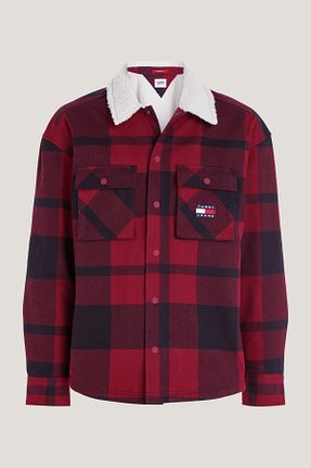 پیراهن قرمز مردانه رگولار Tommy Hilfiger - کد 781678811