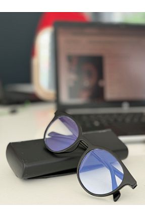 عینک محافظ نور آبی مشکی زنانه شیشه ADALYA STORE - کد 833252303