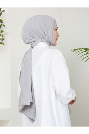 شال طوسی زنانه پنبه (نخی) کد 832888798