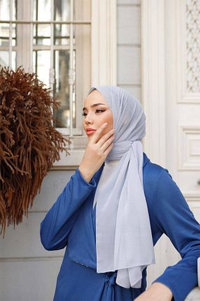 شال طوسی زنانه شیفون Genel Markalar - کد 833212377