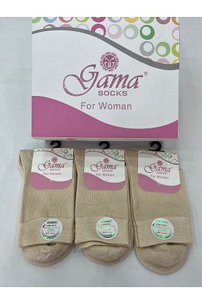 جوراب بژ زنانه بامبو Gama Çorap - کد 833250349