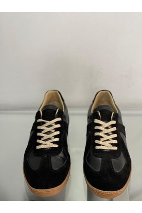 کفش کژوال مشکی مردانه چرم طبیعی پاشنه کوتاه ( 4 - 1 cm ) کد 307994636