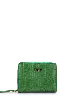 کیف پول سبز زنانه ابعاد بزرگ Tamer Tanca - کد 833459174