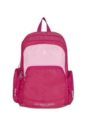 کوله پشتی صورتی زنانه سایز متوسط U.S. Polo Assn. - کد 833484343