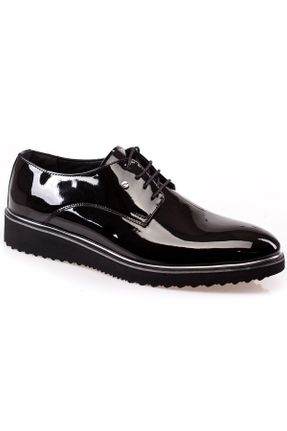 کفش کلاسیک مشکی مردانه چرم لاکی کد 118074136