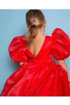 لباس قرمز زنانه بافتنی کد 118761851