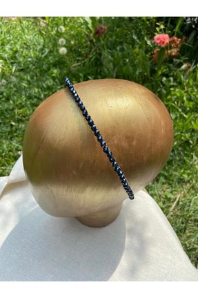 تاج سرمه ای زنانه Pearly Handmade - کد 119387521