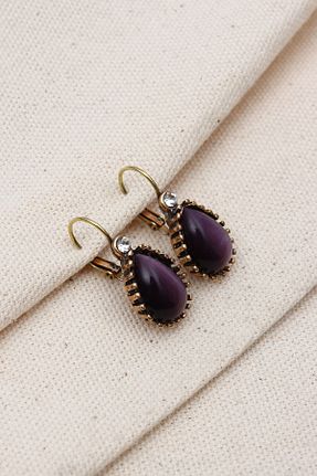 گوشواره جواهر رنگی زیرکن Süspüs Accessories - کد 833080360