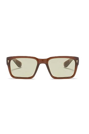 عینک آفتابی زرد زنانه UV400 Toz Vintage - کد 833113910