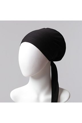 کلاه شنای حجاب مشکی زنانه alcanavm - کد 697888719