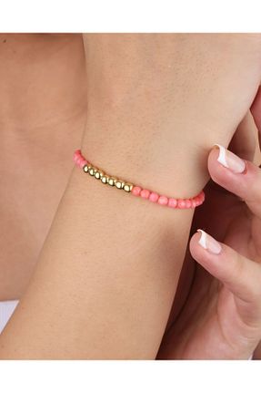 دستبند نقره طلائی زنانه 925 عیار MEKS JEWELS - کد 833048512