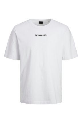 تیشرت سفید مردانه Relaxed Jack & Jones - کد 833186710
