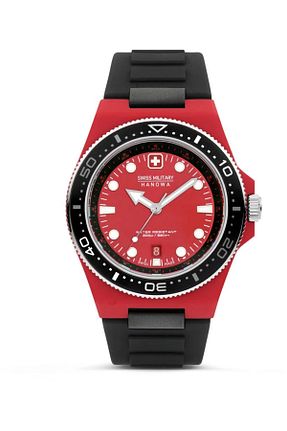 ساعت مچی قرمز مردانه 45 میلی متر Swiss Military - کد 739421025