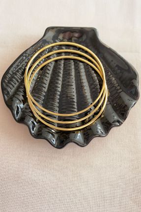 دستبند استیل طلائی زنانه استیل ضد زنگ کد 776335966