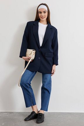 کت سرمه ای زنانه Blazer Hooopstore - کد 818432571