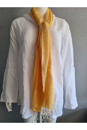 دستمال گردن نارنجی زنانه پنبه ای Sierra Linens - کد 828904752