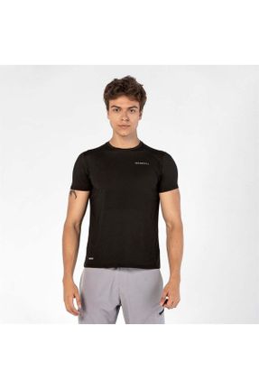 تی شرت مشکی مردانه رگولار قابلیت خشک شدن سریع کد 286394827