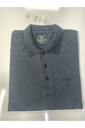 تیشرت سرمه ای مردانه رگولار SİMENTİ - کد 833268177