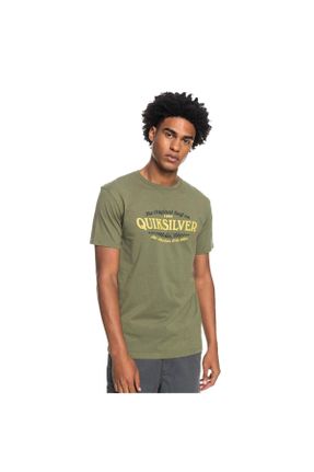 تی شرت خاکی مردانه Fitted کد 284643120