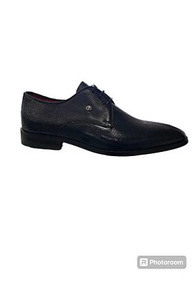 کفش کلاسیک سرمه ای مردانه چرم لاکی Pierre Cardin - کد 833274551