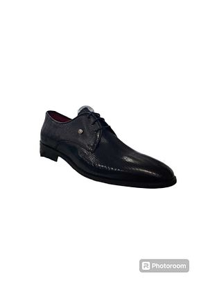 کفش کلاسیک سرمه ای مردانه چرم لاکی Pierre Cardin - کد 833274551
