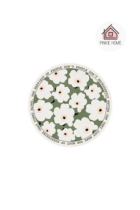 فرش سبز زیره ضد لغزش PINKIE HOME - کد 443938242